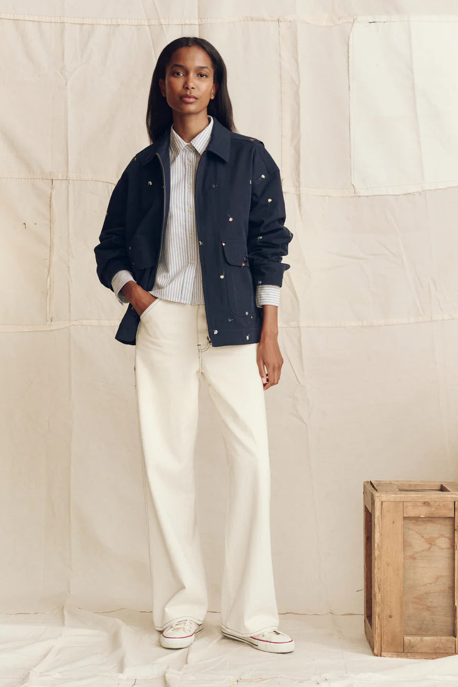 The Great Folson Jacket with Floral Embroidery | Shop Eleanor - Women's Luxury Apparel Boutique