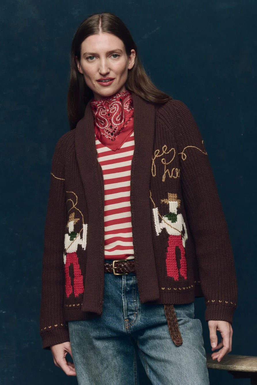 The Great Lasso Lodge Cowboy Cardigan | Shop Eleanor - Women's Luxury and High-quality Apparel Boutique