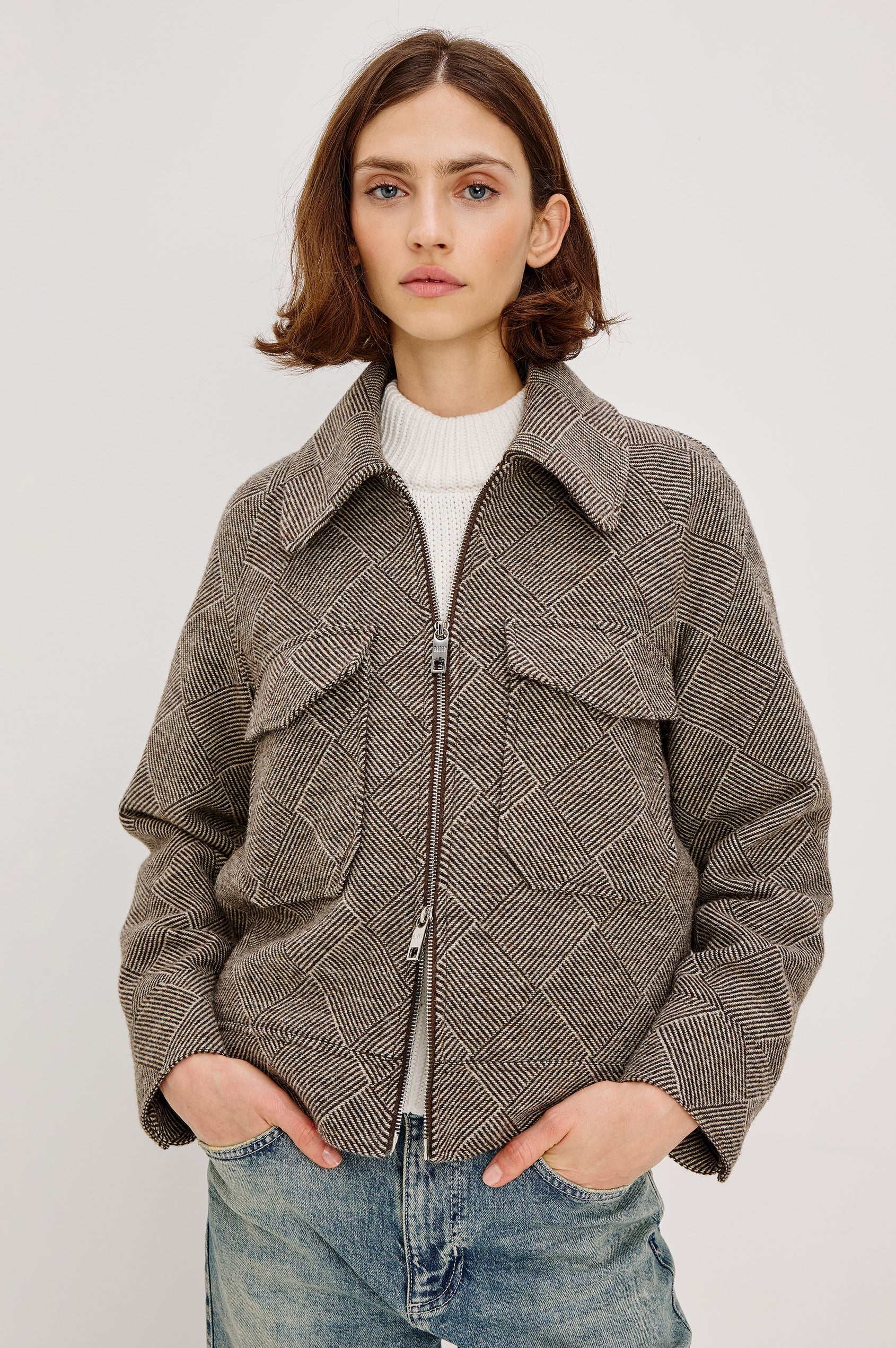Rails Truckee Herringbone Jacket | Shop Eleanor - Women's Online Clothing Boutique
