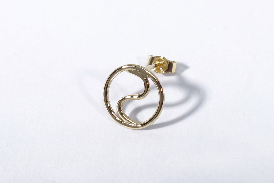 Talisman Yin Yang Single Stud | Shop Eleanor