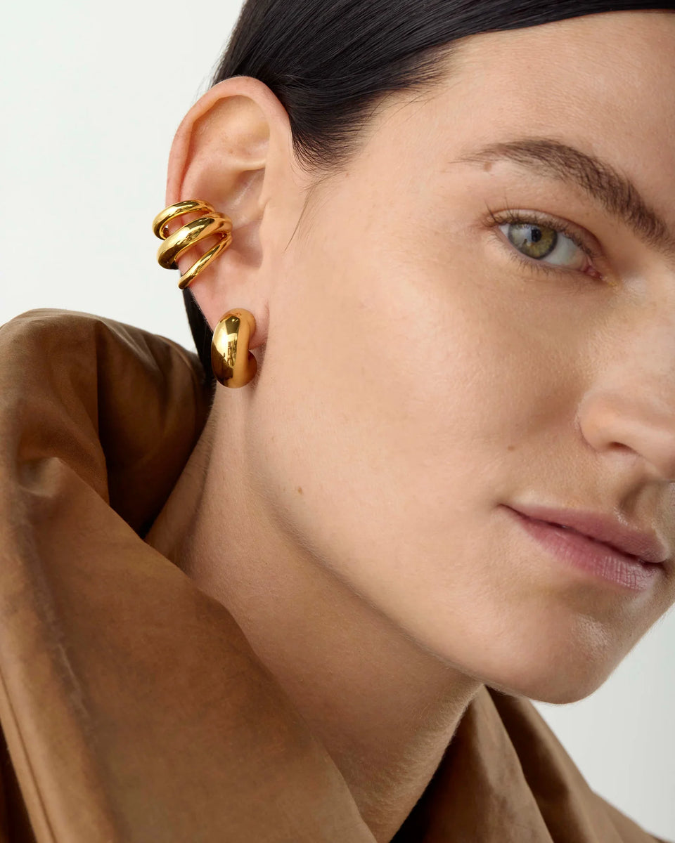 Jenny Bird Tome Triple Ear Cuff in Gold | Shop Eleanor 