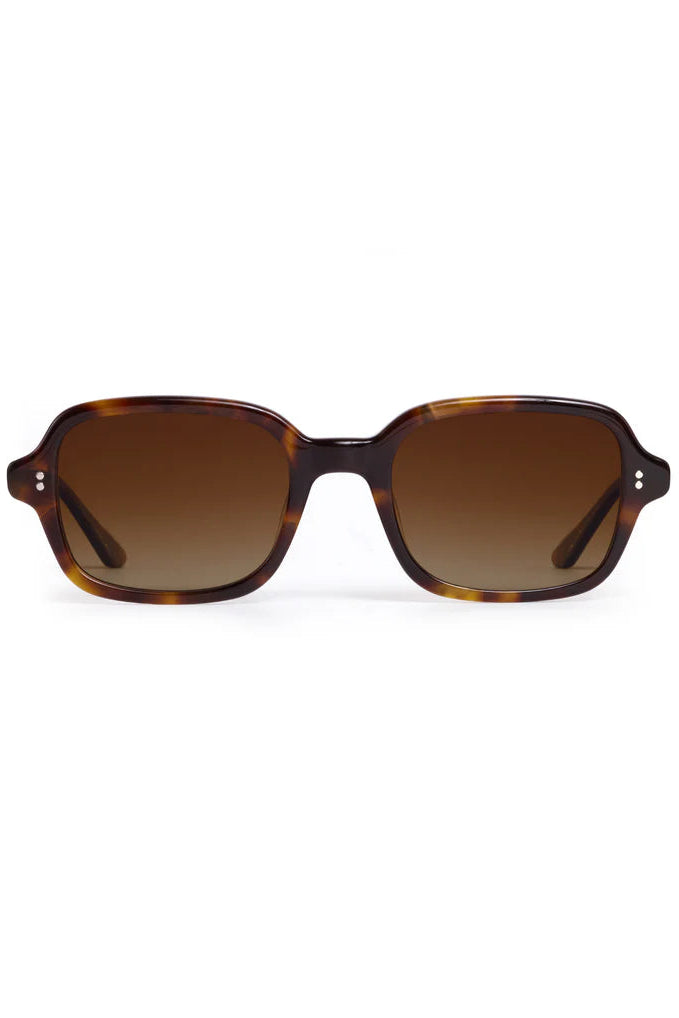 Krewe Tommie Sunglasses in Havana Polarized | Shop Eleanor