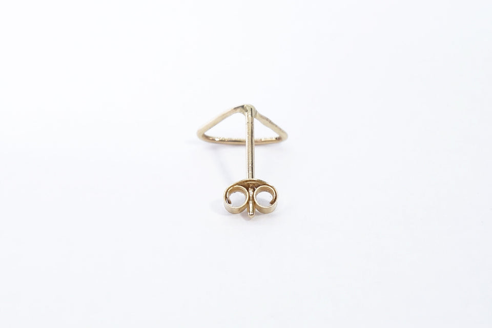 Talisman Triangle Single Stud  | Shop Eleanor