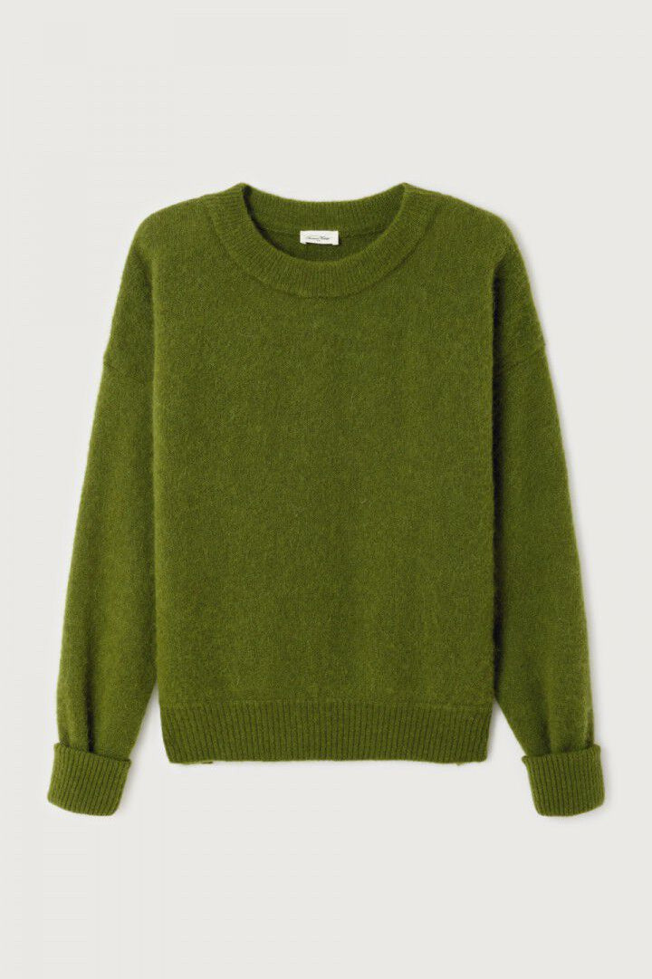 American Vintage Vito Sweater in Pesto | Shop Eleanor