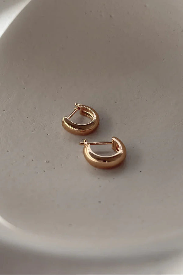 Thatch Vince Hoop Earring in 14k Plated Gold | Shop Eleanor