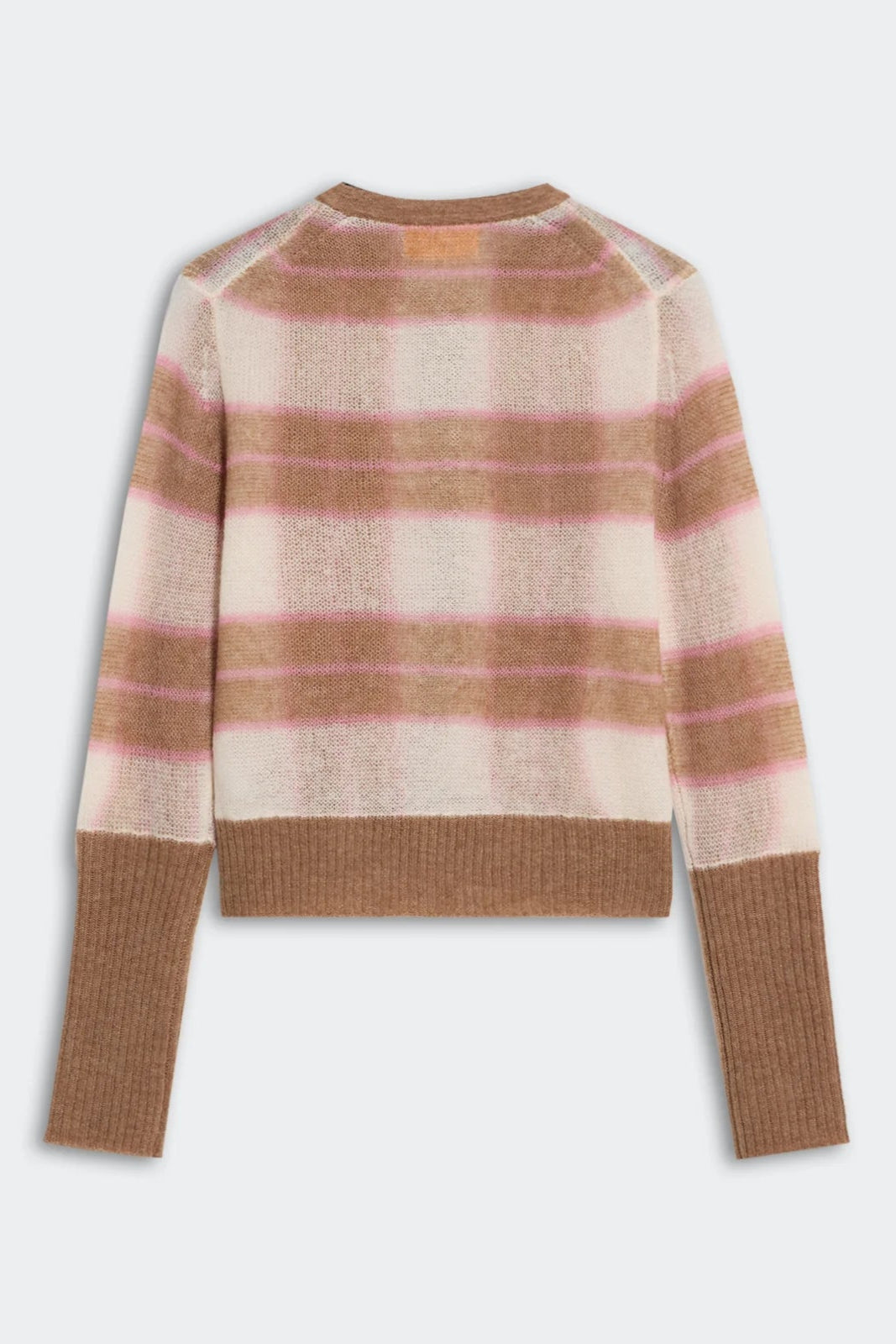 Pink/Brown Cashmere Silk Blend Cardigan | Shop Eleanor