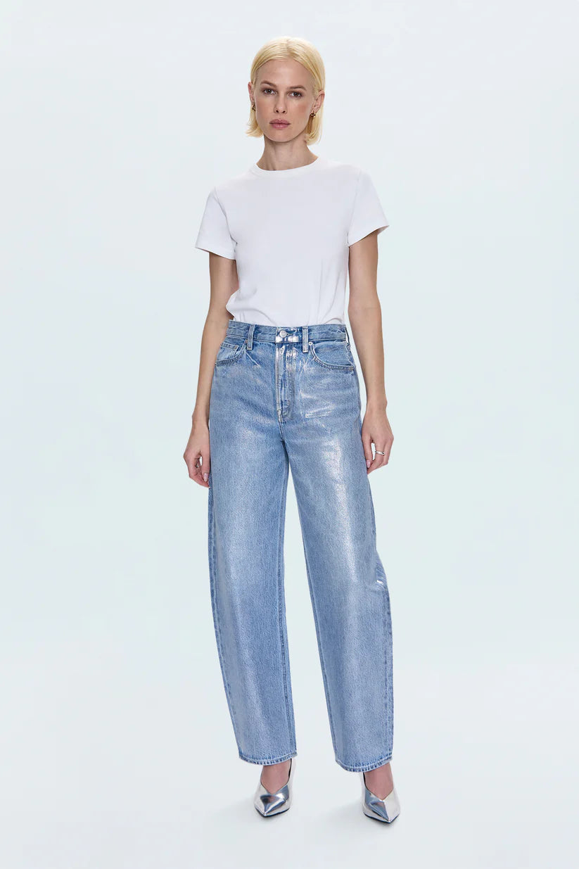 Pistola Wes High Rise Barrel Leg Jean in Spellbound | Shop Eleanor - Women's Casual Clothing