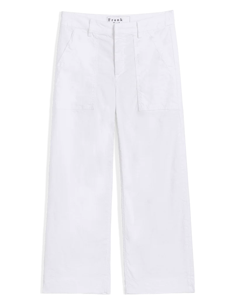Frank and Eileen Wexford Trouser in White | Shop Eleanor