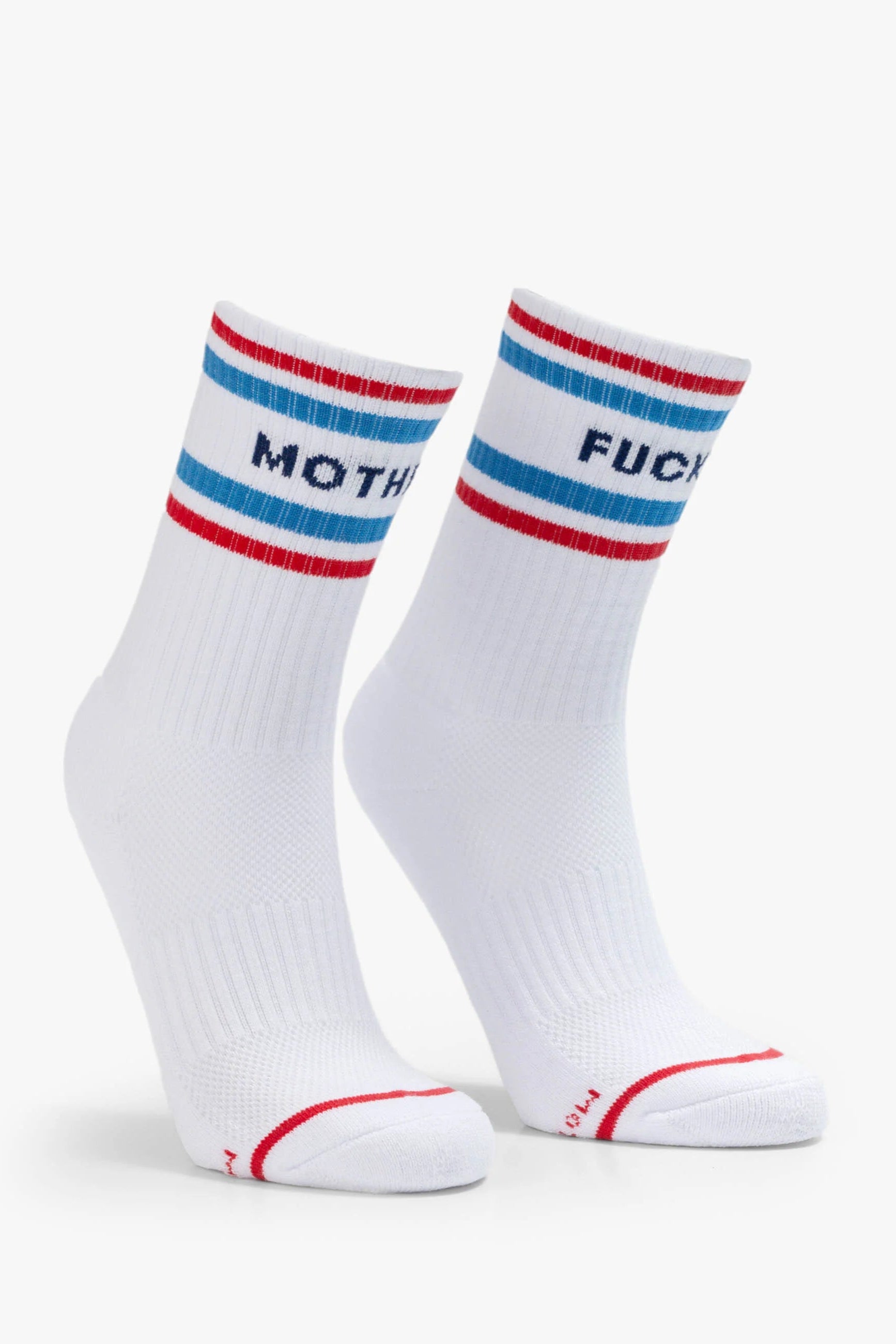 Mother Baby Steps Socks in MF White/Blue/Red | Shop Eleanor - Women's Clothing Boutique
