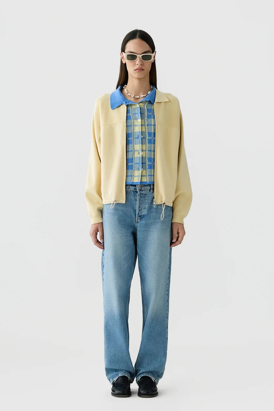 Guest in Residence Cotton/Silk Windbreaker in Butter | Shop Eleanor
