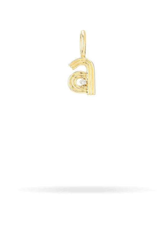Adina Reyter Diamond Mini Initial - i | Shop Elenaor