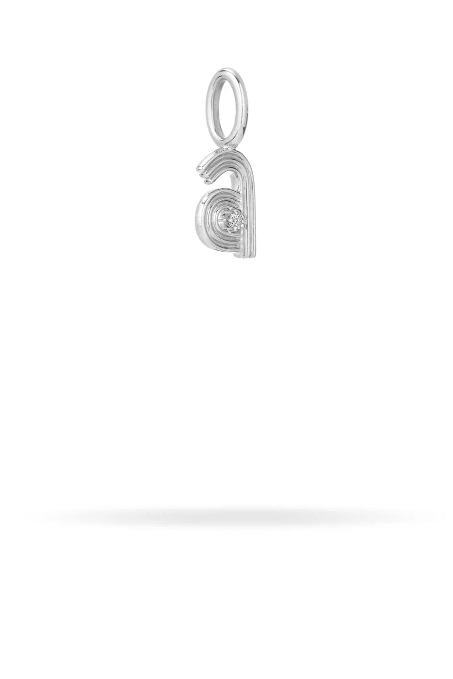 Adina Reyter Diamond Silver Initial "A" | Shop Eleanor
