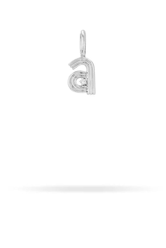 Adina Reyter Diamond Sterling Silver Initial "A" Charm | Shop Eleanor
