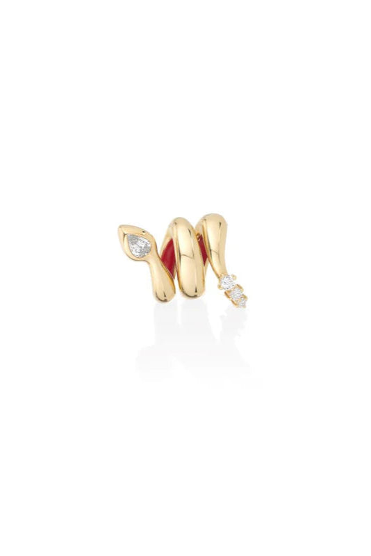 Adina Reyter Snake Diamond Wrap Big Bead | Shop Eleanor