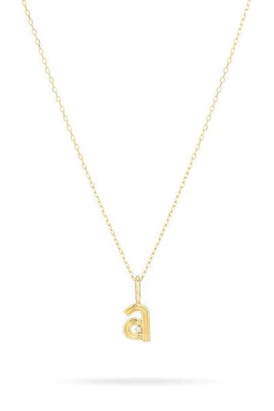 Adina Reyter Diamond Mini Initial - i | Shop Elenaor