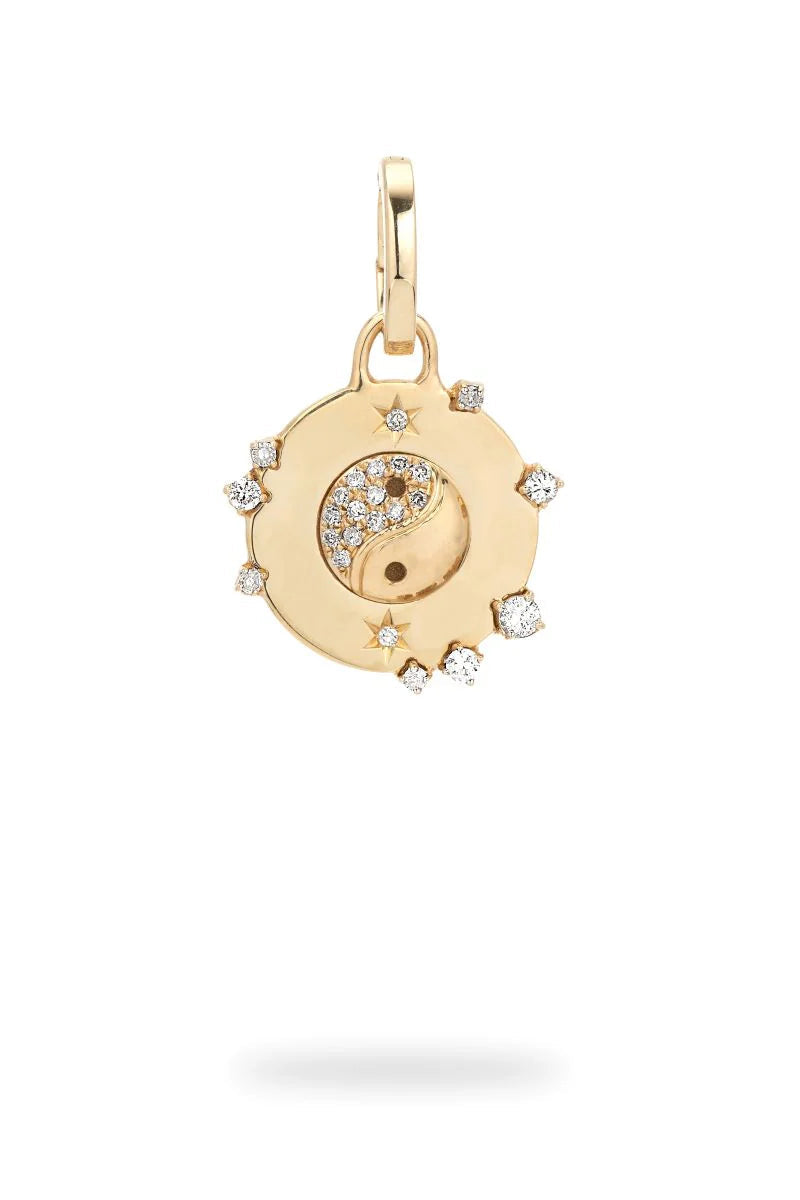 Adina Reyter Zodiac Diamond Gemini Pendant Charm | Shop Eleanor