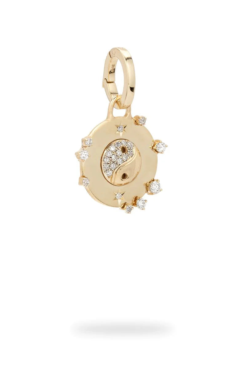 Adina Reyter Zodiac Diamond Yin and Yang Gemini Charm | Shop Eleanor