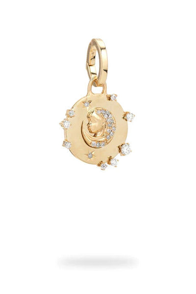 Adina Reyter Zodiac Sign Diamond Virgo Pendant Charm | Shop Eleanor