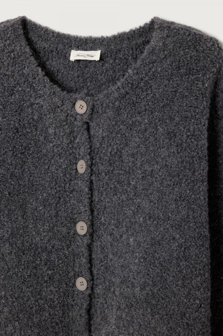 American Vintage Zolly Cardigan in Metal | Shop Eleanor