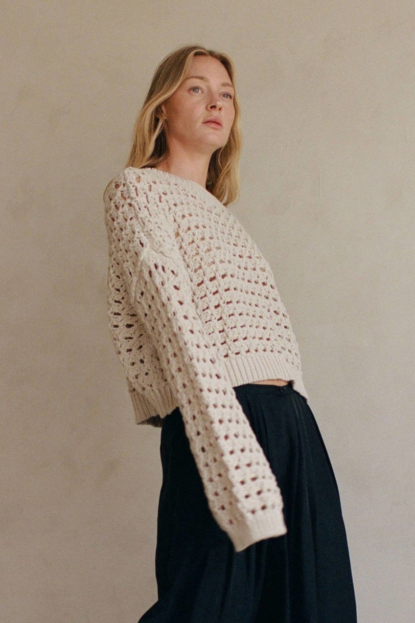 a.ren Augustine Sweater Top | Shop Eleanor - Women's Casual Clothing