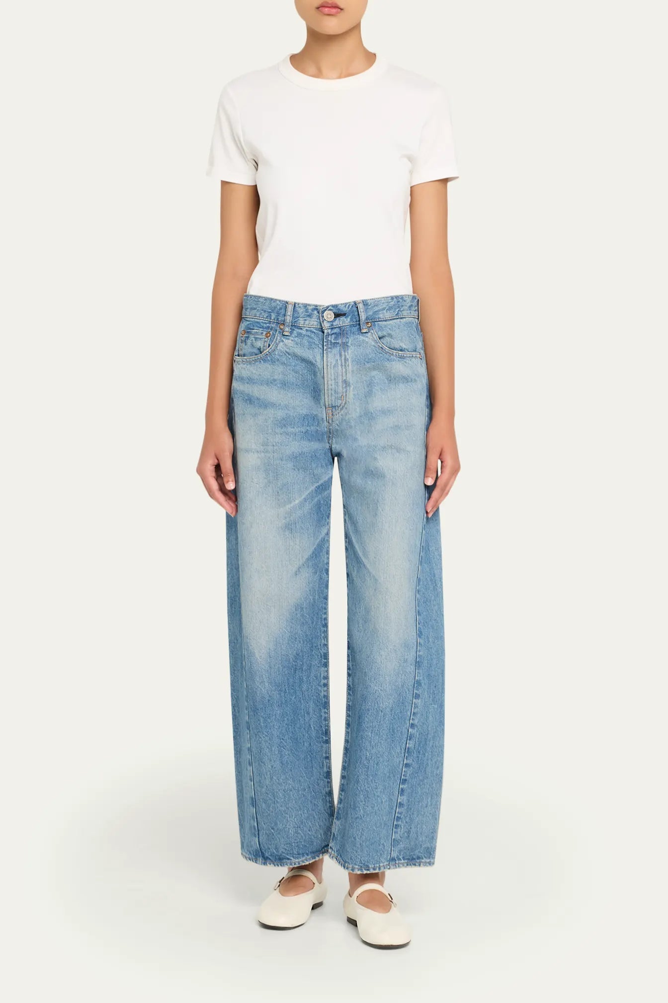 Moussy Vintage Bayard Side Line Denim Jean in Blue | Shop Eleanor 