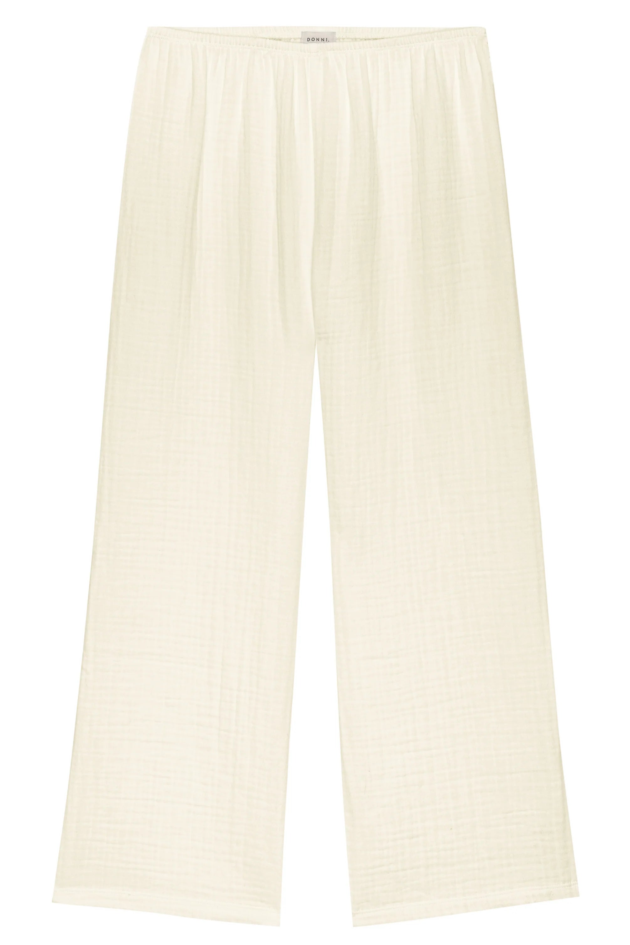 Donni Bubble Crop Simple Pant in Creme | Shop Eleanor