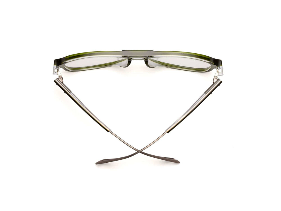 The CADDIS Eyewear Triple G  Frames in Heritage Green | Shop Eleanor