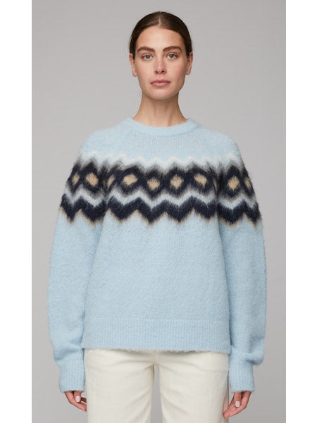 A.L.C Ezra Sweater in Light Blue | Shop Eleanor