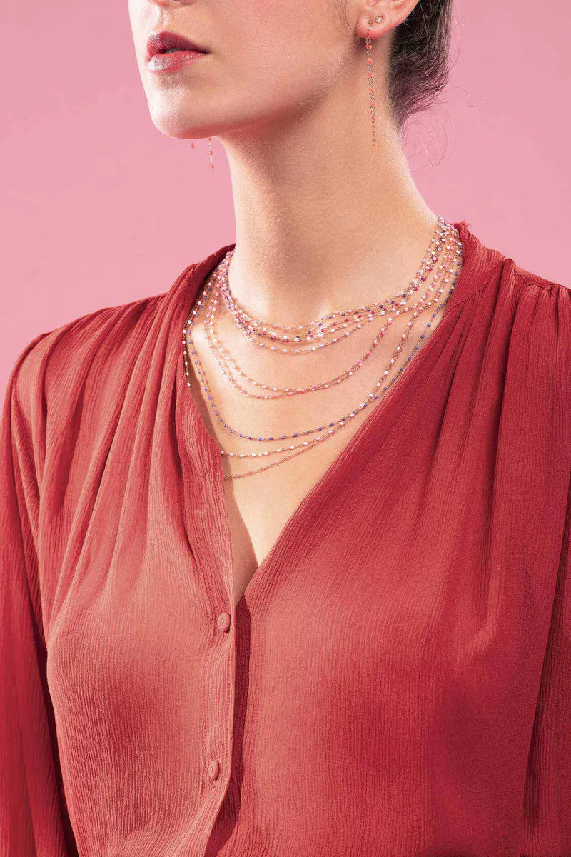 The Gigi CLOZEAU Classic 17.7" Necklace in Saumon