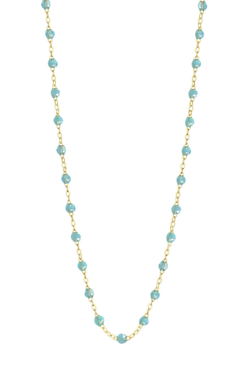 Classic Gigi Necklace in Aqua - 16.5" | Shop Eleanor