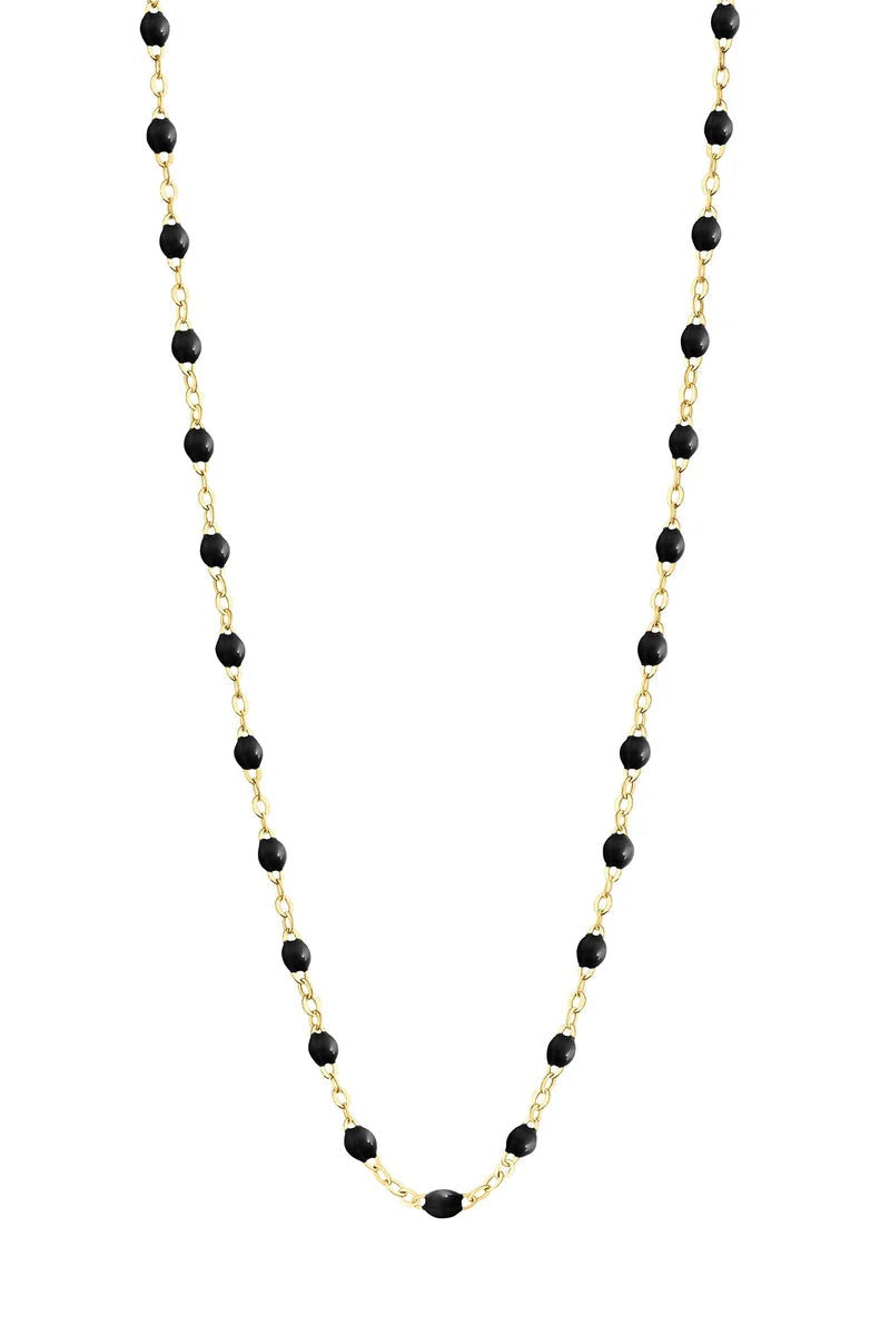 Gigi Clozeau Classic Gigi Necklace in Black - 19.7" | Shop Eleanor