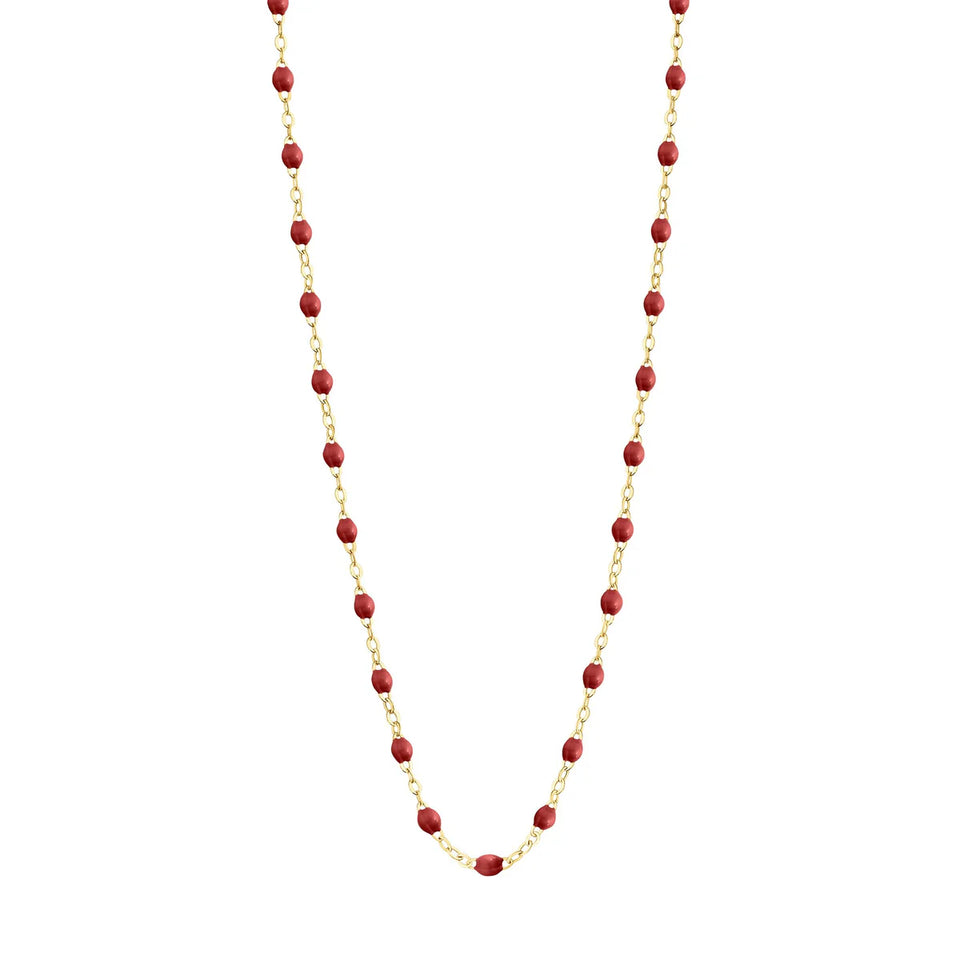 Gigi Clozeau Classic Gigi Necklace in Bordeaux - 17.7"