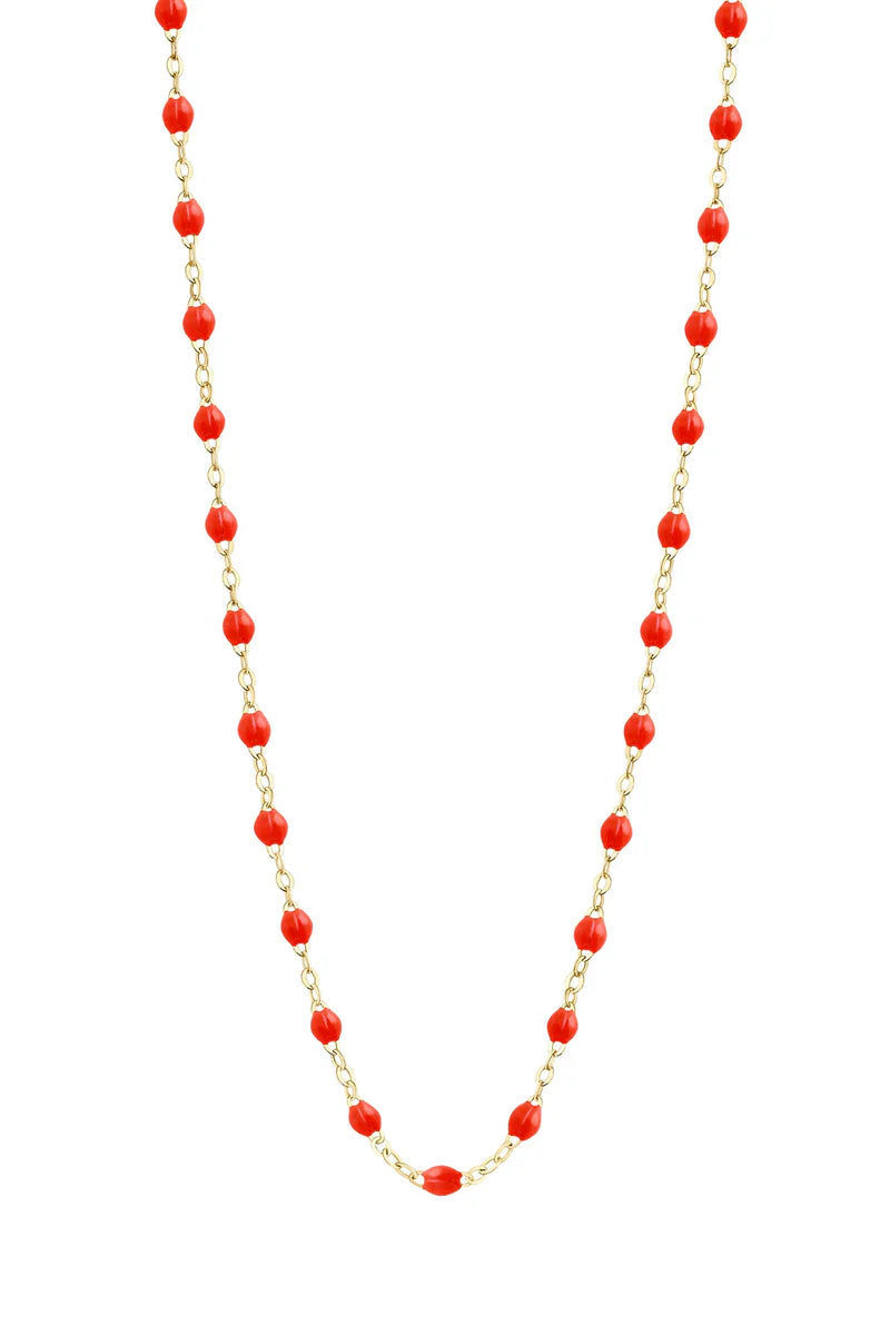 Classic Gigi Necklace 16.5" Coral | Shop Eleanor