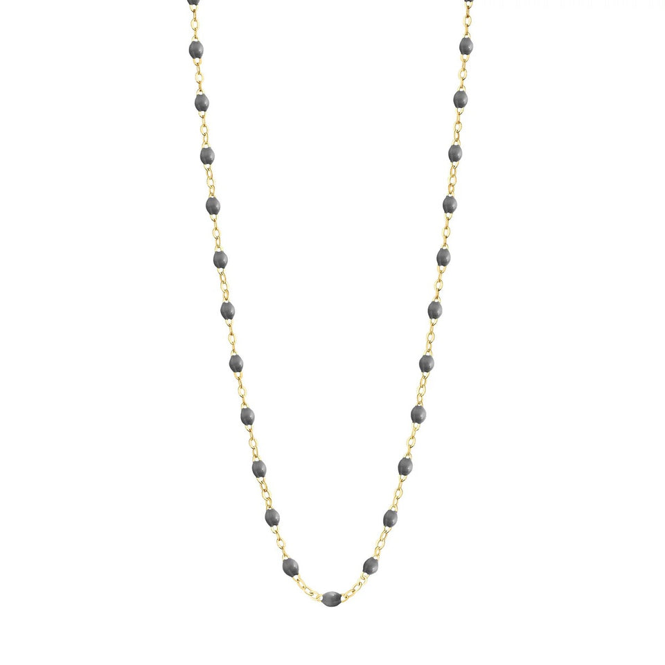 Gigi Clozeau Classic Gigi Necklace in Gray - 19.7" | Shop Eleanor