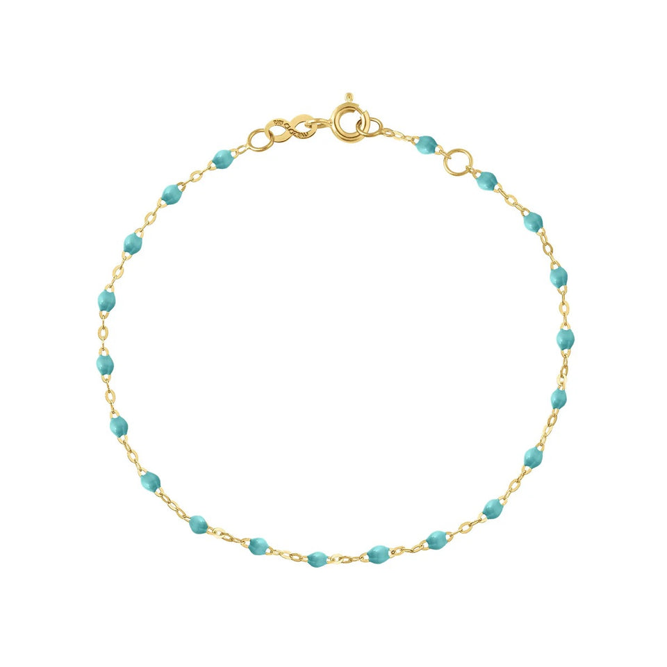 Gigi Clozeau Classic Gigi Bracelet in Turquoise Green - 6.7" | Shop Eleanor