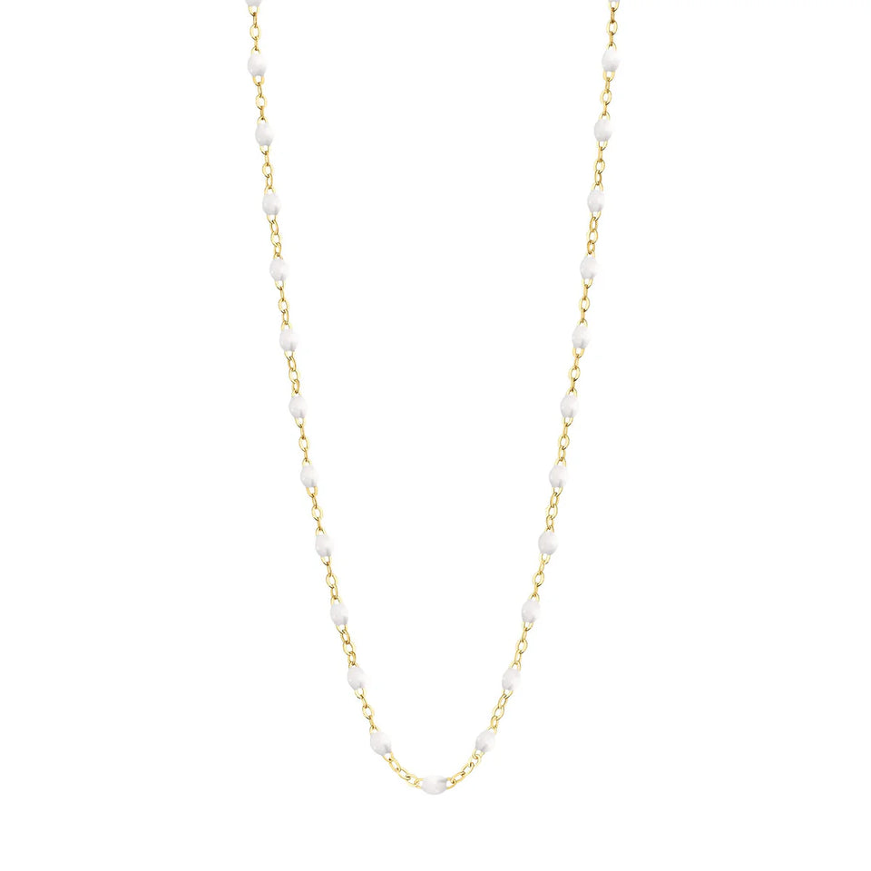 Gigi Clozeau Classic Gigi Necklace in White - 16.7" | Shop Eleanor