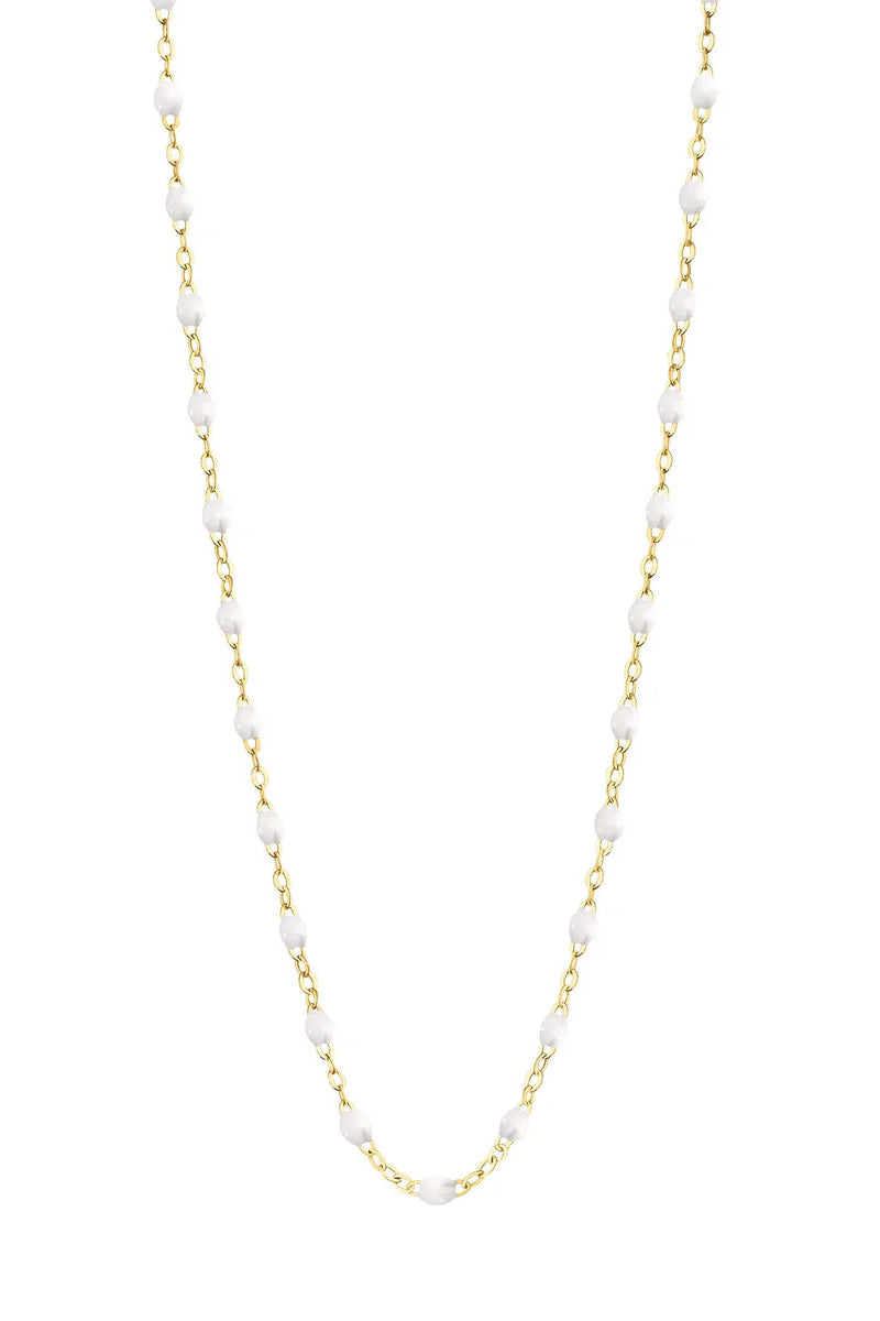 gigi Clozeau Classic 17.7" Necklace in White | Shop Eleanor 