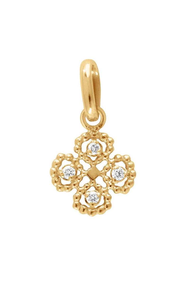 Gigi Clozeau Lucky Clover Diamond Pendant | Shop Eleanor