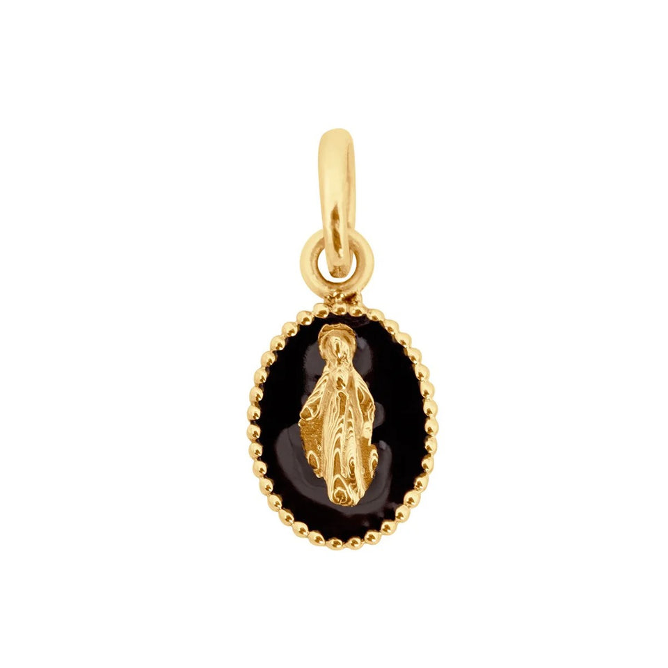 Gigi Clozeau Madone Pendant in Black | Shop Eleanor