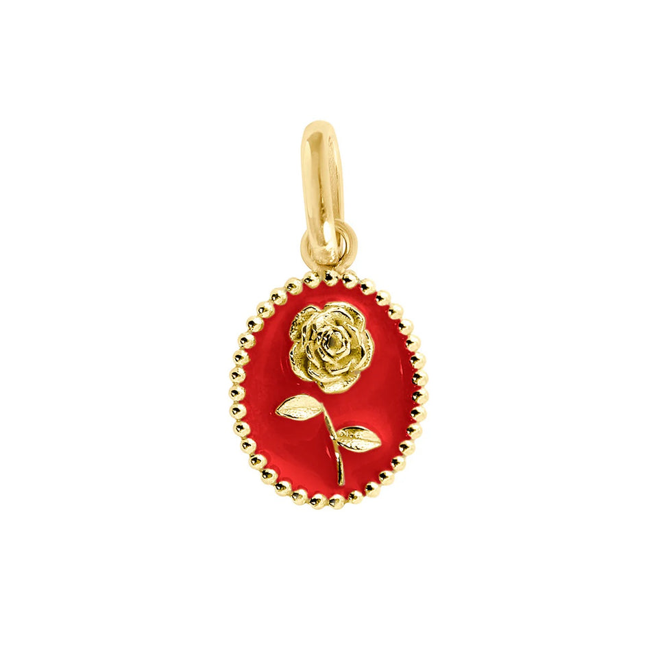 Gigi Clozeau Rose Pendant in Poppy | Shop Eleanor