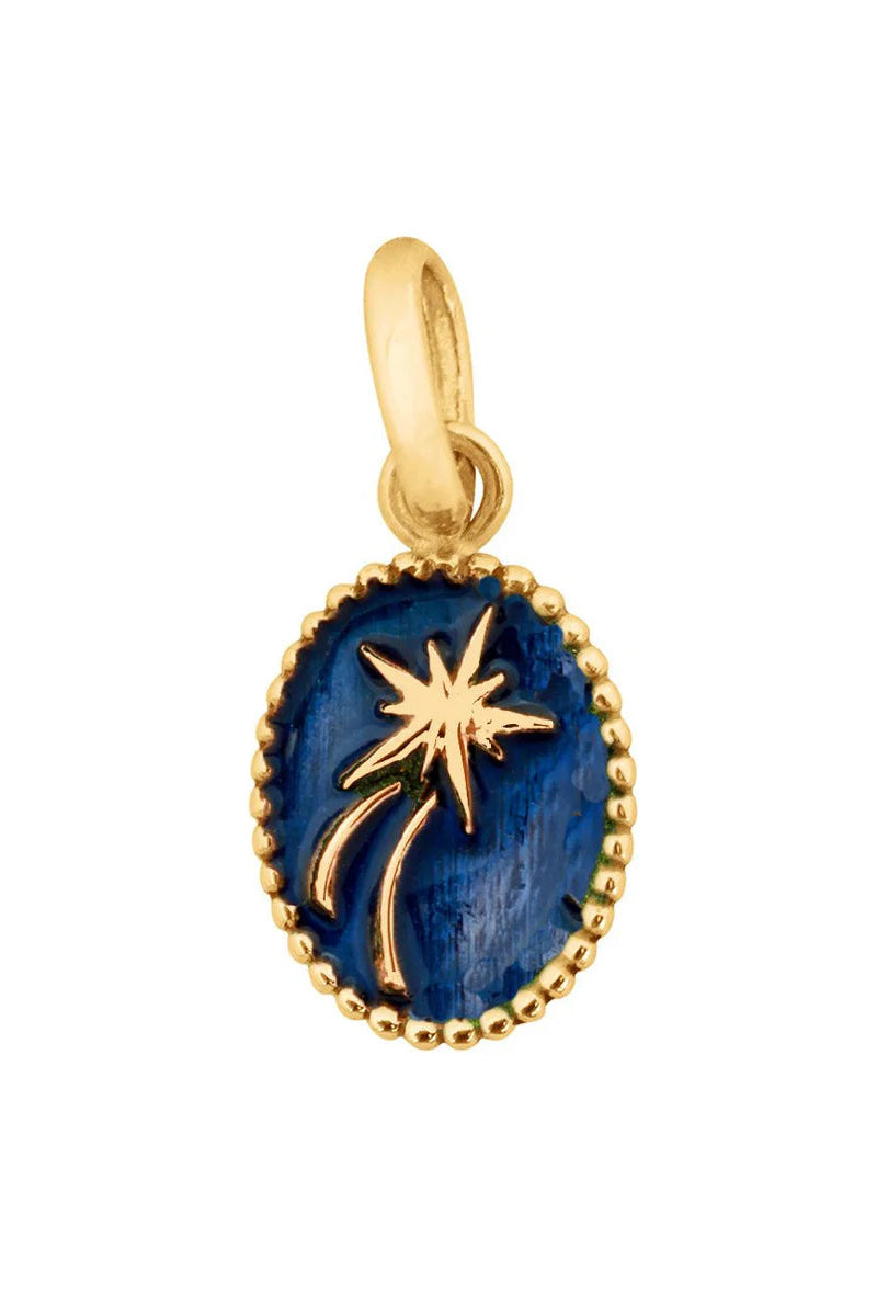 Gigi Clozeau Shooting Star Pendant in Lapis | Shop Eleanor
