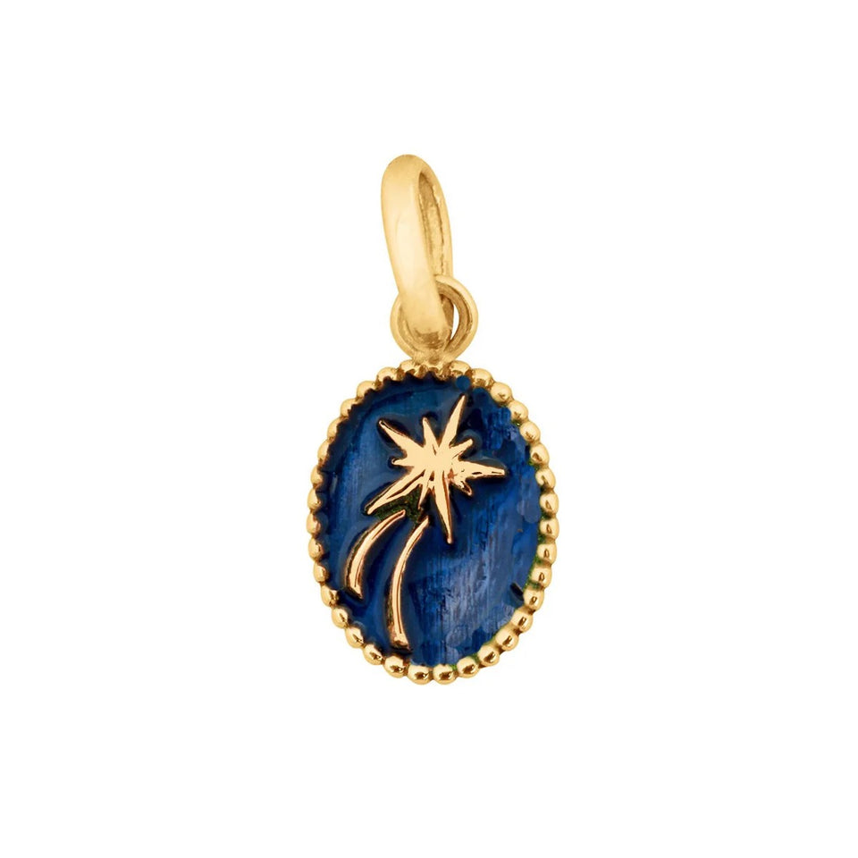 Gigi Clozeau Shooting Star Pendant in Lapis | Shop Eleanor