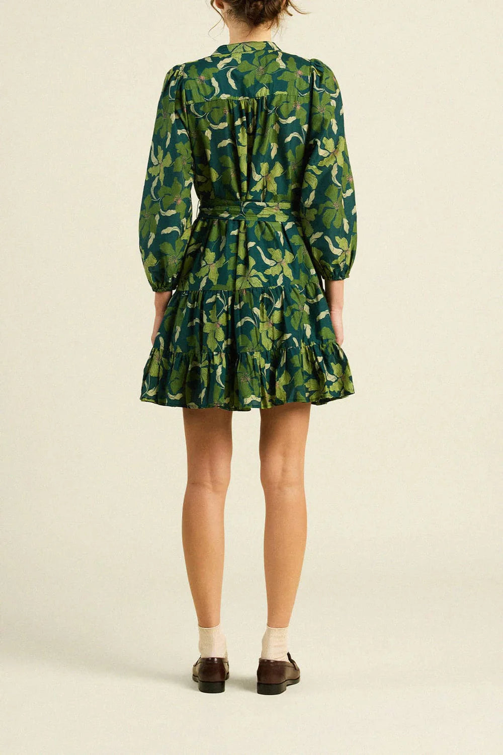 Trovata Celeste Green Floral Print Dress | Shop Eleanor - Women's Designer Dresses