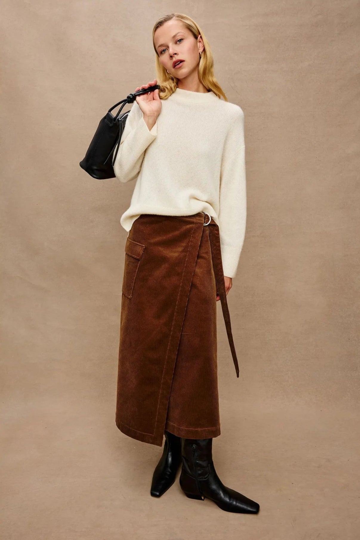 Rails Graciela Corduroy Skirt in Chestnut Brown | Shop Eleanor