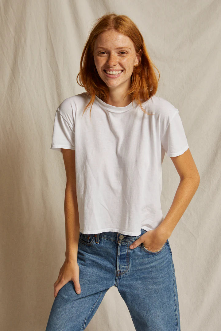 perfect white tee Harley Tee in White | Shop Eleanor - Women's Basics