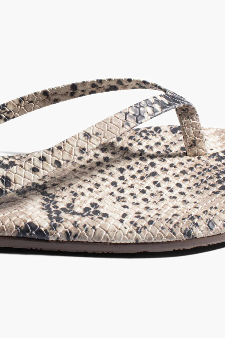 TKEES Lily Vegan Animal in Sand Snake | Shop Eleanor Boutique 