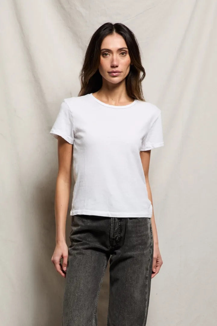 perfect white tee Lisa Crew Tee | Shop Eleanor