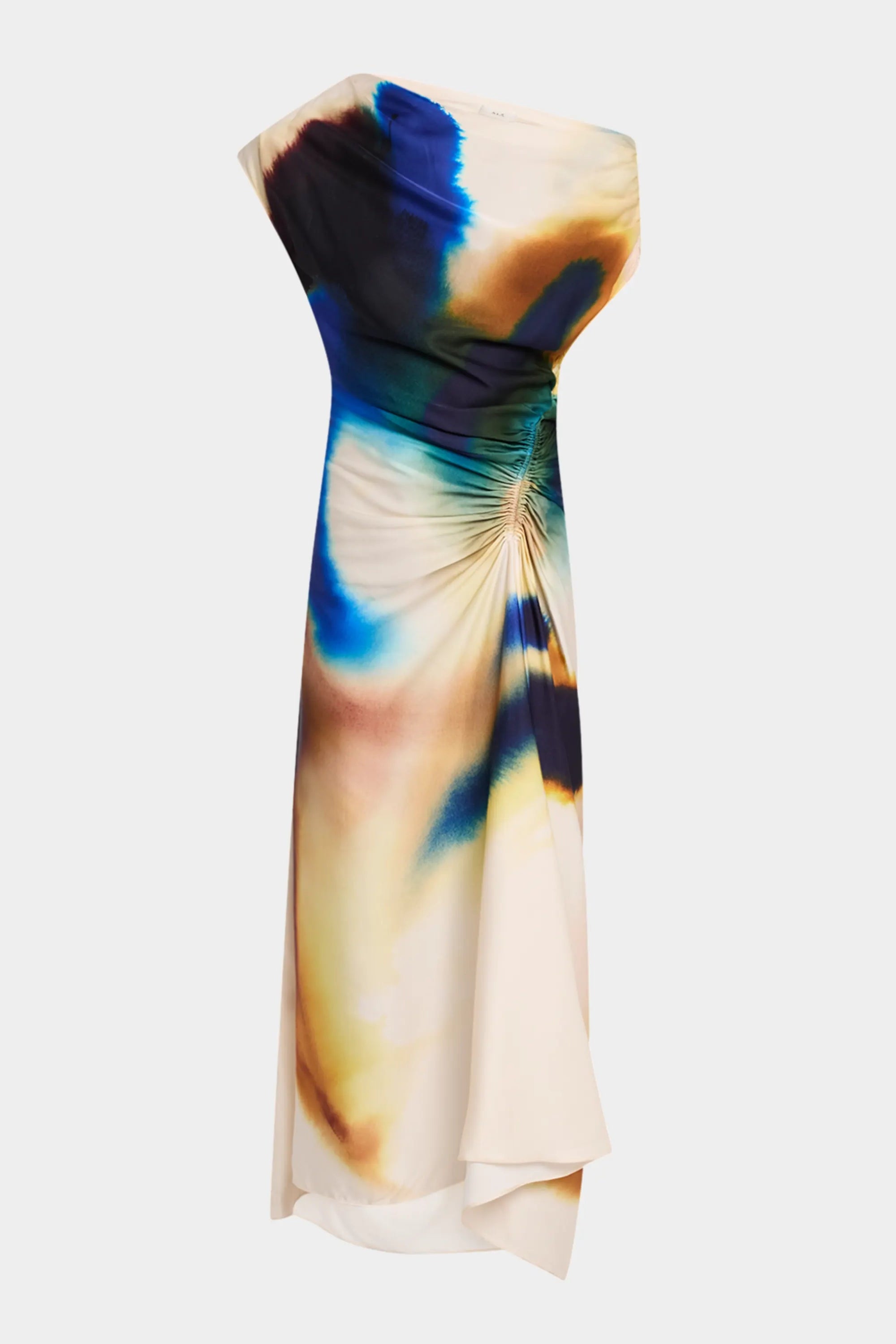 A.L.C. Penny Abstract Print Dress in Lapis Multi | Shop Eleanor - Women's Online Luxury Clothing Boutique 