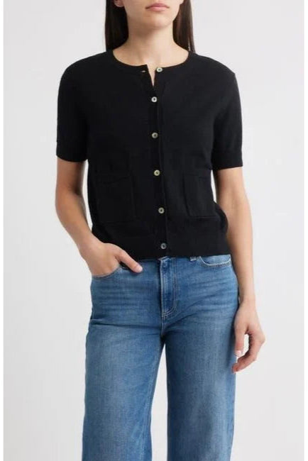 Rails Aisley Short Sleeve Cashmere Blend Cardigan | Shop Eleanor