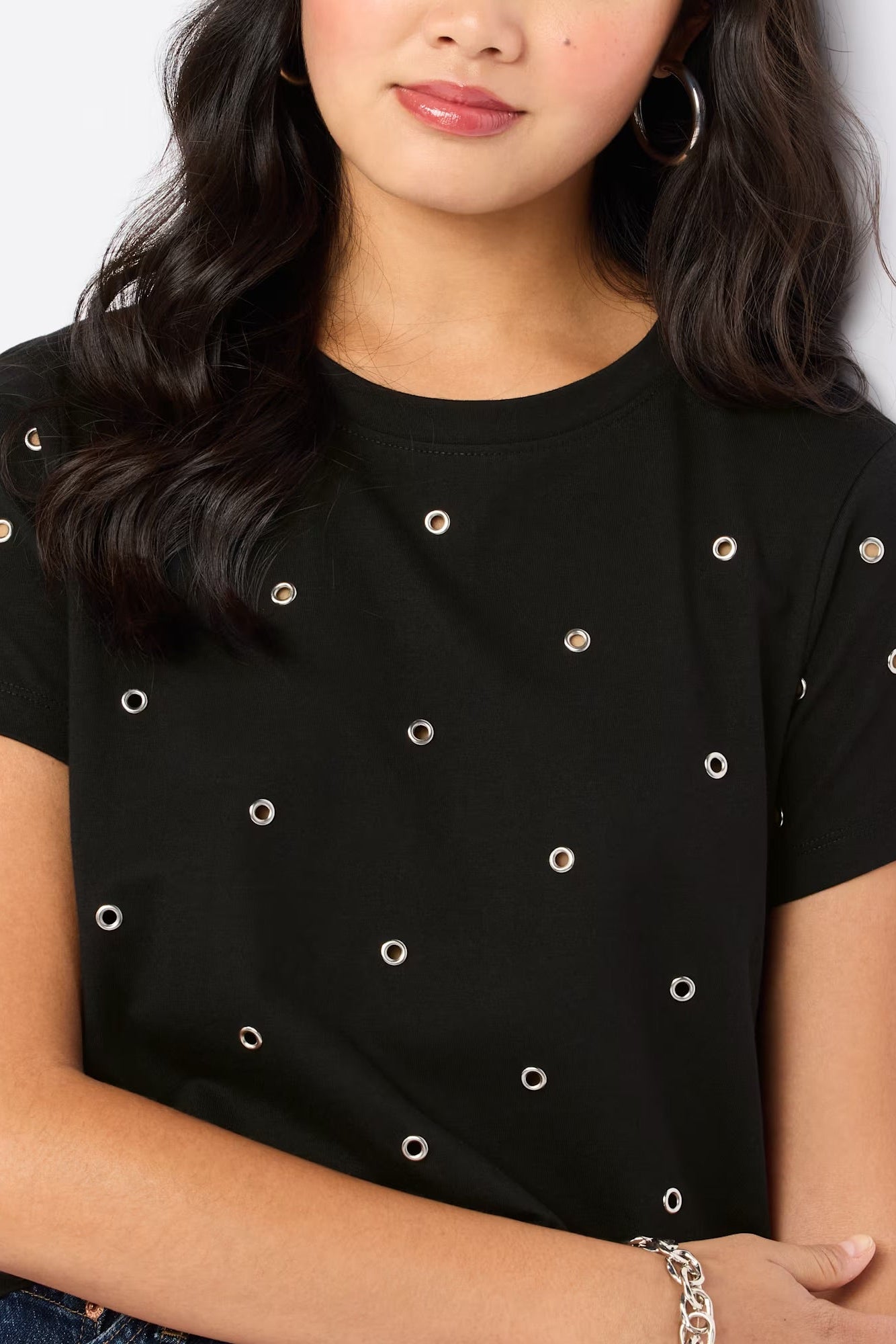 Sanctuary Embellished Crewneck Short Sleeve Tee | Shop Eleanor - Women's Apparel Boutique